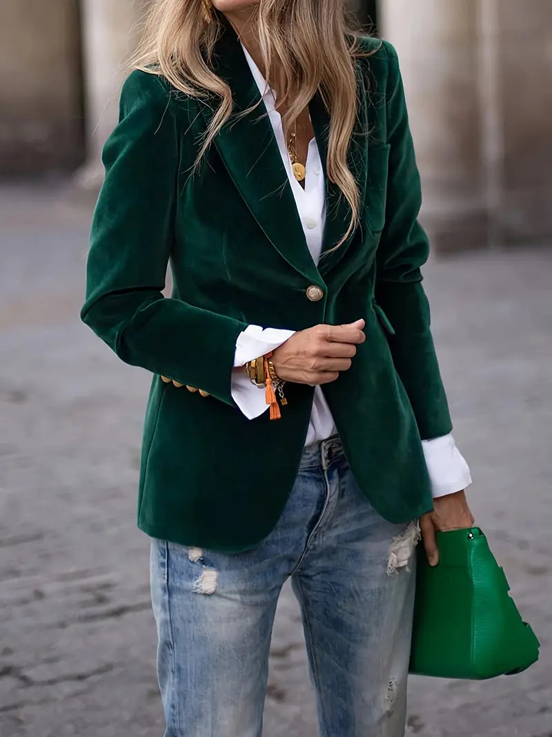 Mariana | Women’s Velvet Blazer