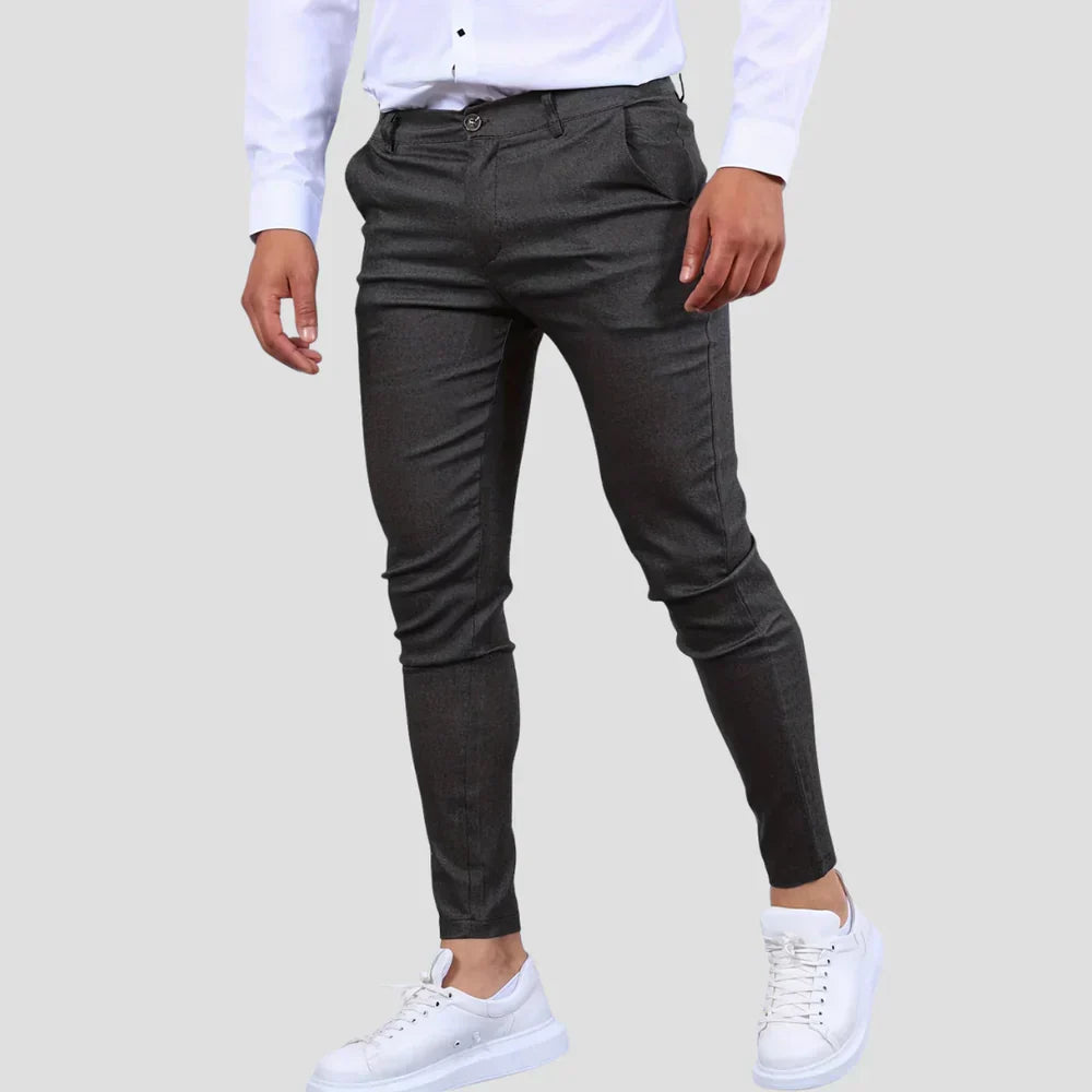 Loxley | Men’s Slim-Fit Cotton Chino Trousers