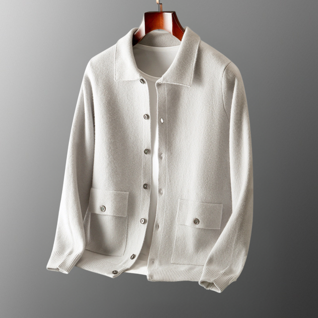 Ruvianne | Women’s Pure Cashmere Knit Cardigan