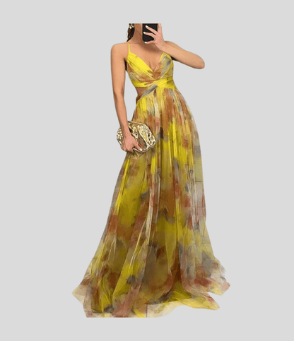 Isadora | Charming Floral Maxi Dress