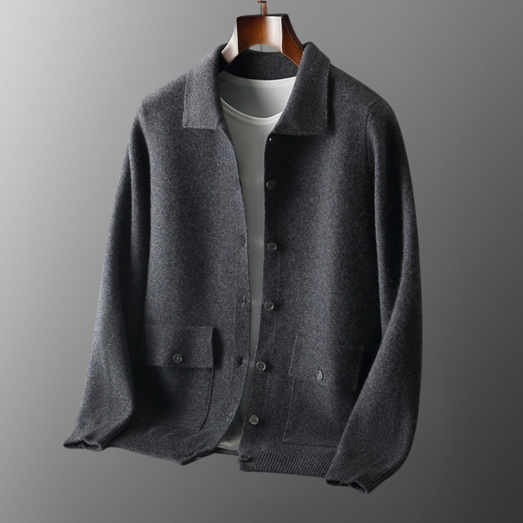 Ruvianne | Women’s Pure Cashmere Knit Cardigan
