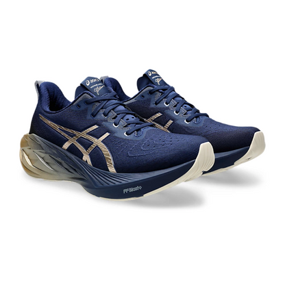 ASICS Novablast 4 Platinum Running Shoes – Lightweight Cushioned Road Trainers for Men & Women