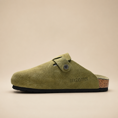 Birkenstock Boston Women’s Suede Clogs – Soft Footbed Leather Slip-On Clogs