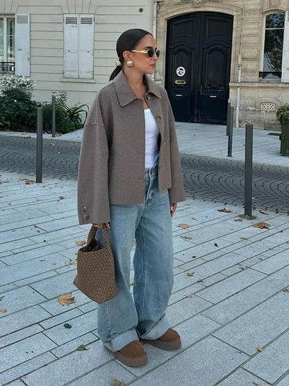 Veda | Women’s Wool-Blend Oversized Jacket