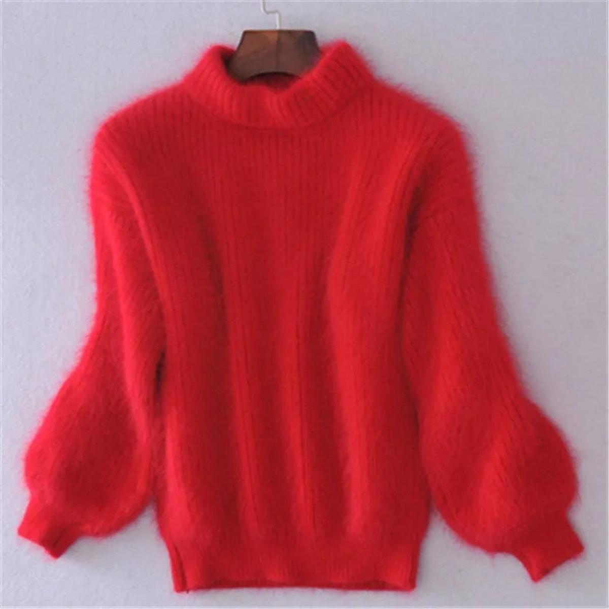Aurora | Women’s Vintage-Inspired Angora Pullover