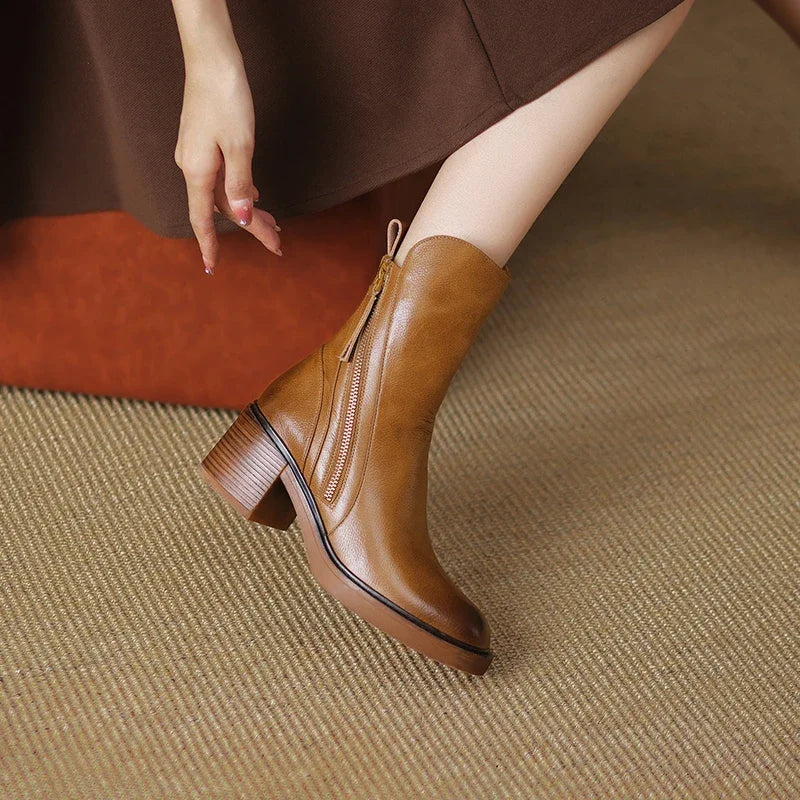 Delaney | Women’s Zip-Up Ankle Boots