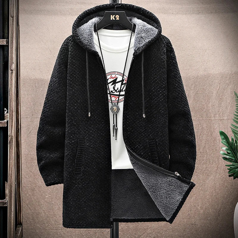 Montrel | Wool-Cashmere Fleece-Lined Hoodie