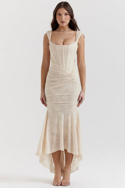 Elowen | Draped Corset Gown