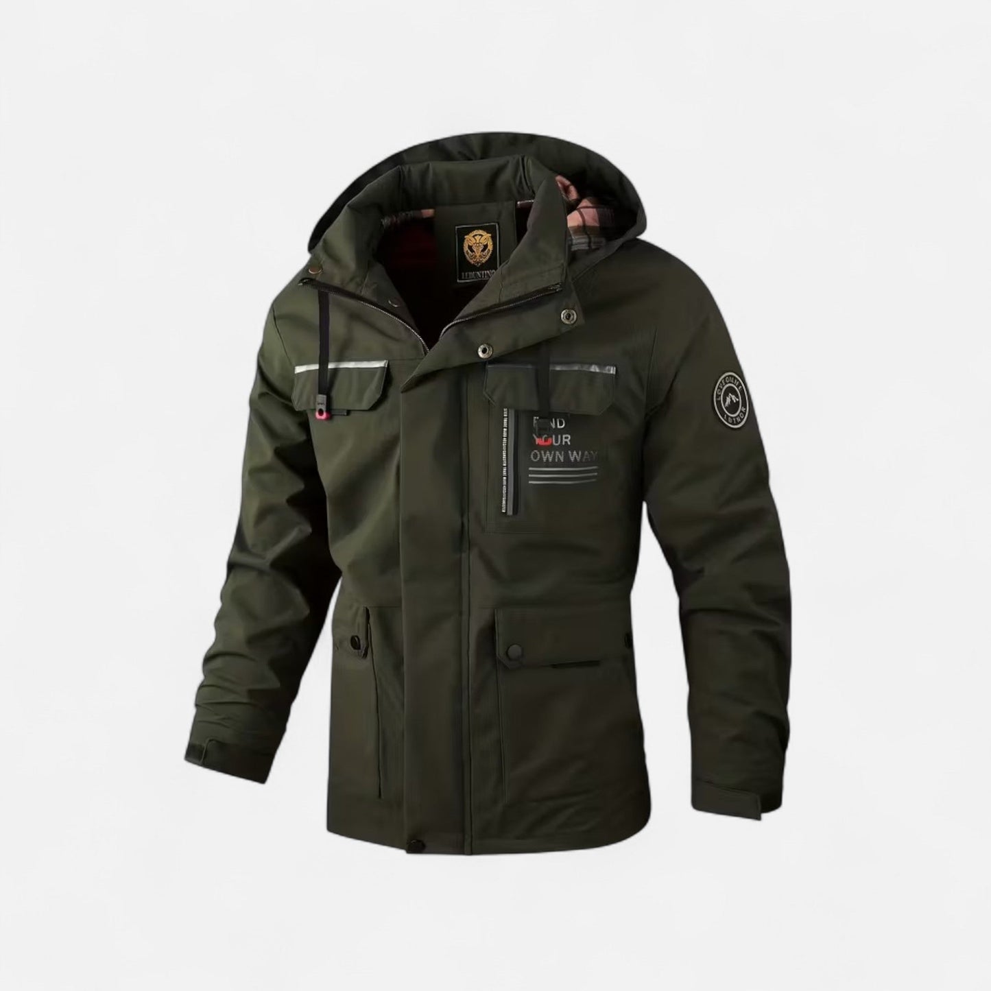 Ravexon | Men’s Hooded Windbreaker – Lightweight Outdoor Jacket
