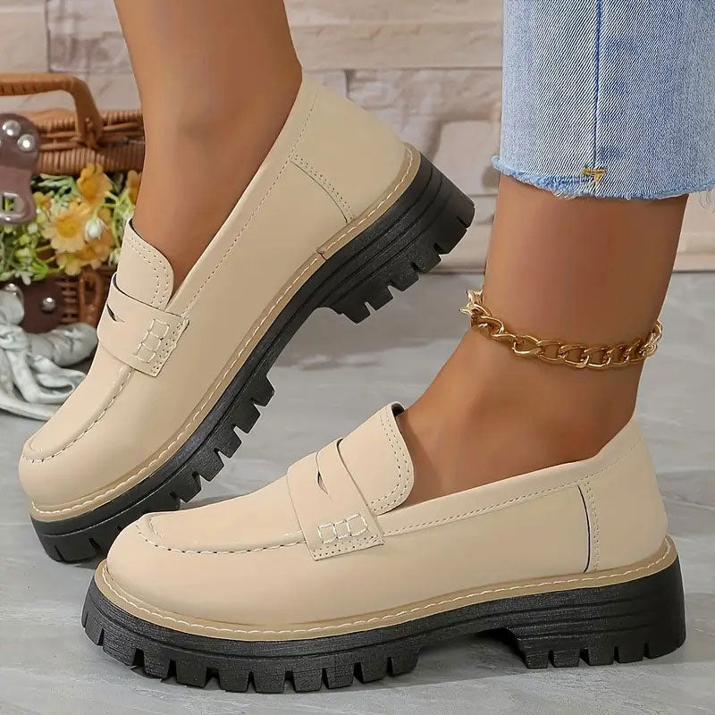 Nicole | Women’s Platform Penny Loafers